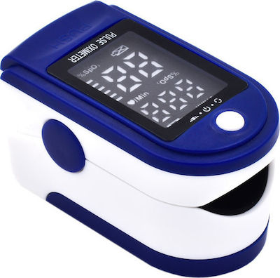 LK87 Fingertip Pulse Oximeter with LED Display Blue