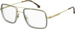 Carrera Men's Prescription Eyeglass Frames Gray 1116 KB7