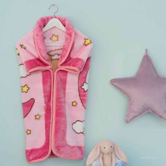 Palamaiki Blanket Nursery Swaddling Blankets Mini Velour Mv-0013 Velvet Pink 80x90cm
