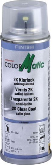 Motip Dupli Color Matic 2K Hi-speed Clear Coat Glossy Spray auto Lac pentru Caroserie Auto 200ml