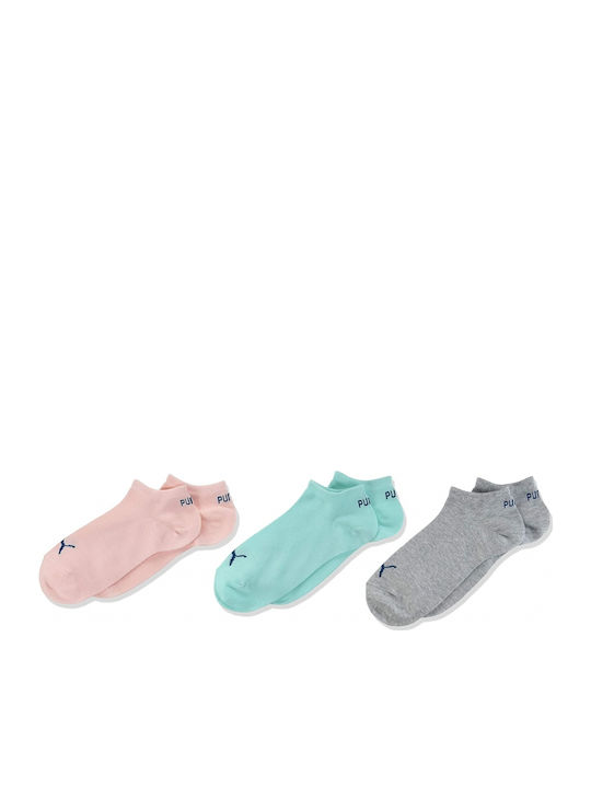 Puma Girls 3 Pack Ankle Socks Multicolour