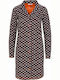 Vamp Winter Women's Cotton Robe with Nightdress Brown