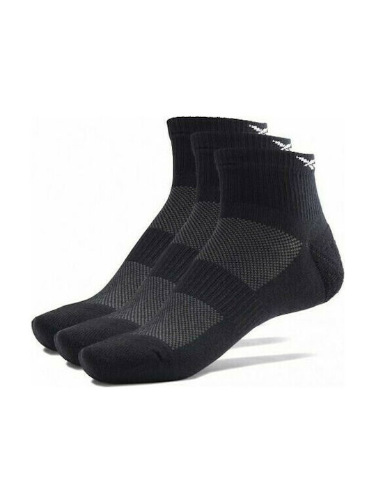 Reebok Active Foundation Αθλητικές Κάλτσες Μαύρες 3 Ζεύγη