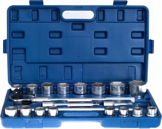 Tagred Set de chei tubulare și clichet 3\4" 21buc
