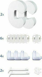 Alecto Set made of Plastic in White Color 14pcs