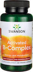 Swanson Activated B-Complex Vitamin für Energie, die Haare & die Haut 60 veg. Kappen