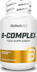 Biotech USA B-Complex Vitamin für Energie, die Haare & die Haut 60 Mützen