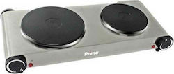 Primo PRHP-40221 Enamel Countertop Double Burner Gray