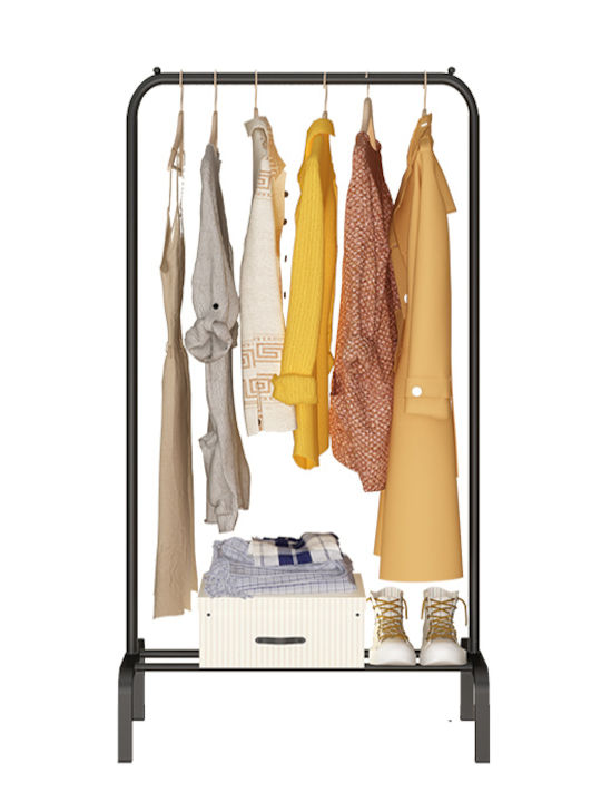 Bormann BPC2000 Floor Garment Rack made of Metal Black 80x45x160cm