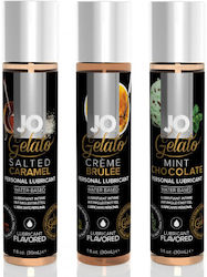System Jo Tri Me Triple Pack Gelato: Personal Lubricant Water Based Salted Caramel 30ml, Creme Brulee 30ml & Mint Chocolate 30ml 90ml System Jo Tri Me Triple Pack Gelato: Personal Lubricant Water Based Salted Caramel 30ml, Creme Brulee 30ml & Mint Chocolate 30ml 90ml