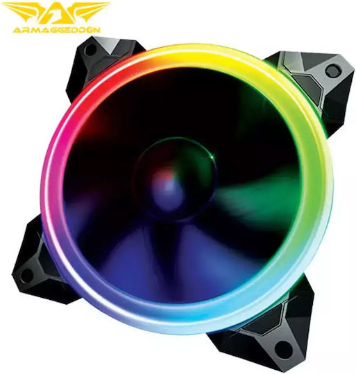 Armaggeddon Nimitz Loop Case Fan 120mm (1200rpm / 38cfm) με RGB Φωτισμό και Σύνδεση 6-Pin