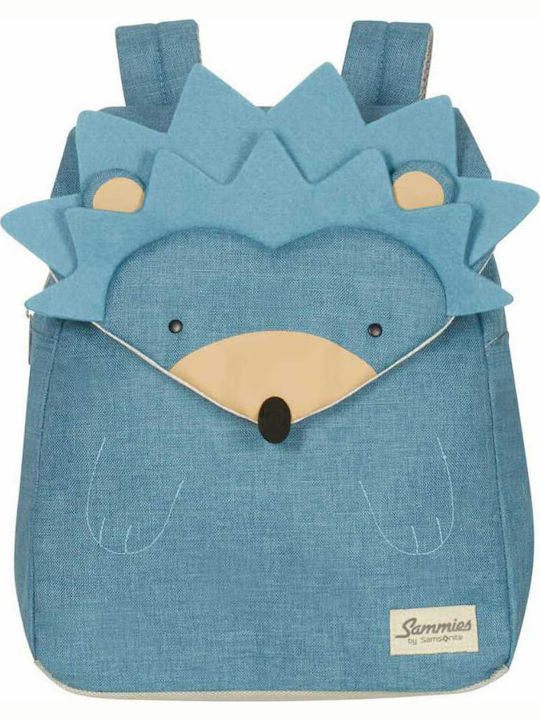 Samsonite Happy Sammies Hedgehog Harris School Bag Backpack Elementary, Elementary in Light Blue color