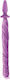 Ns Novelties Unicorn Tails Anal Plug Purple 7.9cm