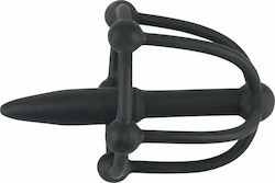 You2Toys Penis Plug with Glans Cage Speculum în Culoarea Negru 05350520000