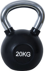 AMILA Kettlebell από Λάστιχο 20kg Μαύρο