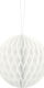 Paper Hanging Honeycomb Ball White 1pc.