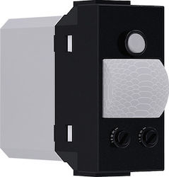 Aca Modys Recessed Simple Front Dimmer Switch Button 100W Black