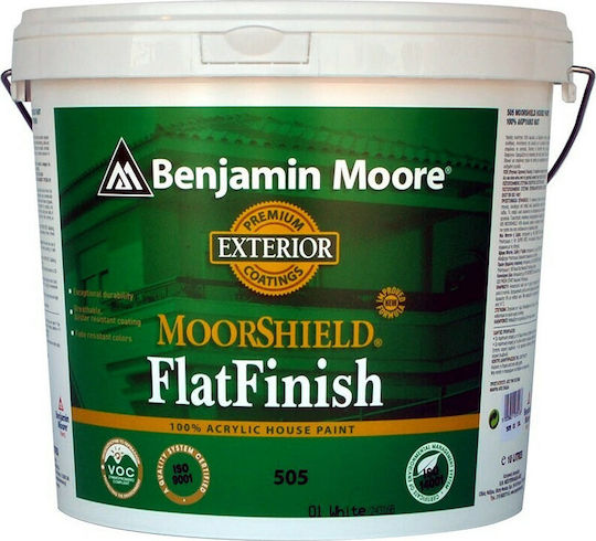 Benjamin Moore MooreShield House Paint Πλαστικό Χρώμα Ακρυλικό για Εξωτερική Χρήση 3lt