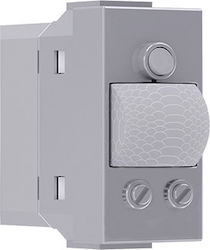 Aca Modys Recessed Simple Front Dimmer Switch Button 100W Silver