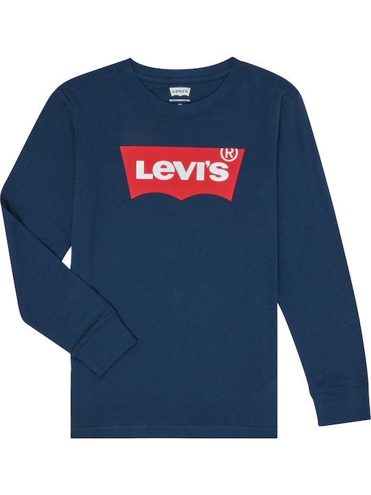 Levi's Παιδική Μπλούζα Μακρυμάνικη Μπλε Σκούρο
