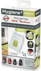 Tefal Hygiene+ Aromatic Staubsaugerbeutel 4 Stück Kompatibel mit Staubsauger Rowenta
