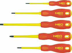 Neo Tools Σετ 5 Κατσαβίδια Ηλεκτρολόγου VDE