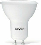 Geyer Λάμπα LED για Ντουί GU10 Θερμό Λευκό 470lm