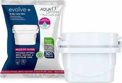 Aqua Optima Evolve+ Water Filter for Jugs with Activated Carbon 6pcs