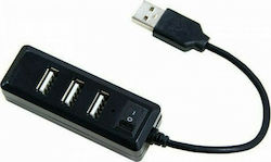 Lamtech USB Hub 4 Θυρών (USB-A) LAM021479