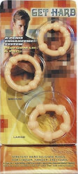You2Toys Get Hard Cockrings Set Set Inele Cock Flesh 05128930000