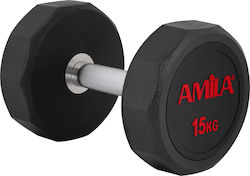 AMILA Βαράκι Δεκάγωνο Λαστιχένιο 1 x 15kg