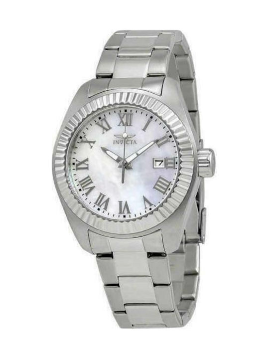 Invicta Angel Mother of Pearl 20315 Silver Skroutz.gr