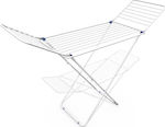 Viosarp Metallic Folding Floor Clothes Drying Rack with Hanging Length 18m