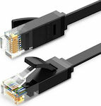 Ugreen Plat U/UTP Cat.6 Cablu de rețea Ethernet 15m Negru