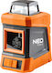Neo Tools Selbstnivellierend Rotierend Laser-Wasserwaage Roter Strahl mit Arbeitsbereich 15m