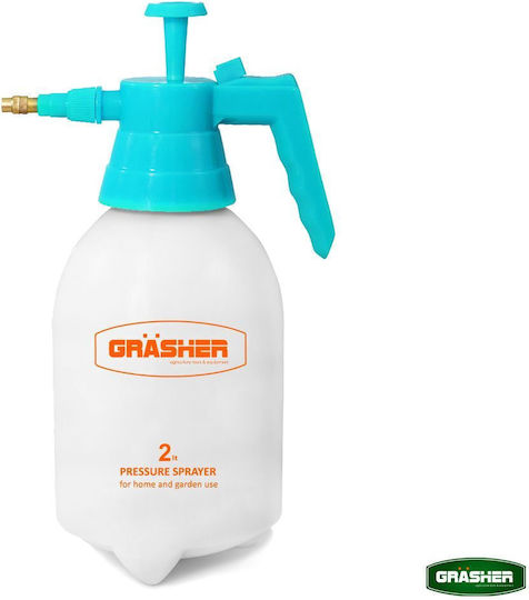 Grasher Ψεκαστήρας Προπιέσεως με Χωρητικότητα 2lt 2.5bar σε Λευκό χρώμα