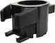 Carman Car Cup Holder with Mobile Mount 1 Position for AC Vents in Black Color