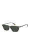 Polaroid Men's Sunglasses with Gray Plastic Frame and Black Polarized Lens PLD6126/S AB8/M9