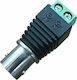Tele Connection Plug for CCTV Systems BNC Female to Clamp AA-013