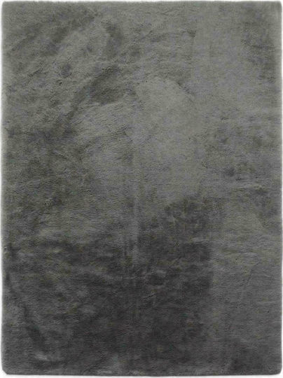 Newplan Puffy Anti-slip Rug Rectangular Shaggy Furry FC7A Dark Grey