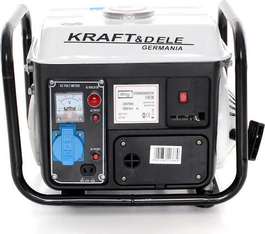Kraft & Dele Portable Generator 1200W Generator Gasoline Two-stroke with Maximum Power 1.3kVA