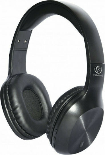 Rebeltec Vela Wireless / Wired Over Ear Headphones with 6 hours of Operation Black