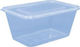Disposable Plastic PLA Tableware for Hot / Microwave Safe 1000ml Transparent 50pcs