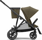 Cybex Gazelle S Kinderwagen Geeignet für Neugeborene Black-Classic Beige 520002921