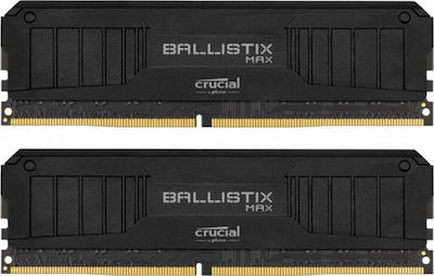 Crucial Ballistix MAX 16GB DDR4 RAM με 2 Modules (2x8GB) και Ταχύτητα 5100 για Desktop