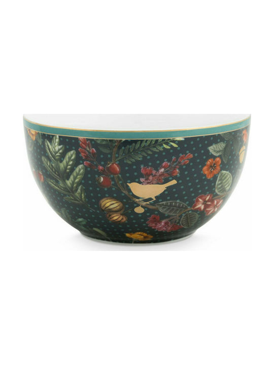 PiP Studio Winter Wonderland Porcelain Serving Bowl Dark Blue with Diameter 12cm 1pcs