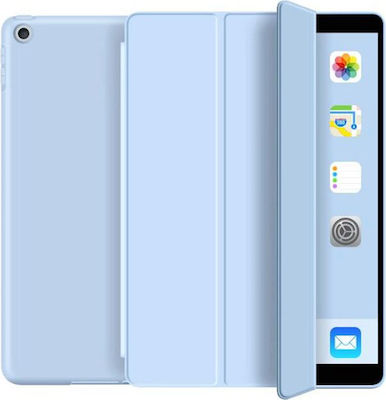 Smart Flip Cover Piele artificială Sky Blue (iPad 2019/2020/2021 10.2'' - iPad 2019/2020/2021 10.2'')