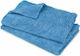 Finopads Super Soft Detailing MF75 Cloth Microfiber Cleaning Car 500gsm Blue 40x40cm
