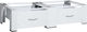 vidaXL 51195 51195 Base For Washer/Dryer made of Stainless Steel with Drawer 127x54.5εκ. 1pcs