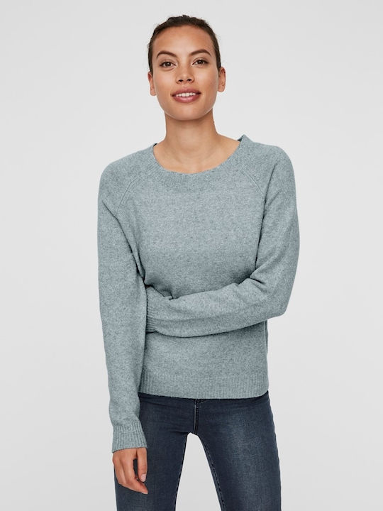 Vero Moda Damen Langarm Pullover North Atlantic